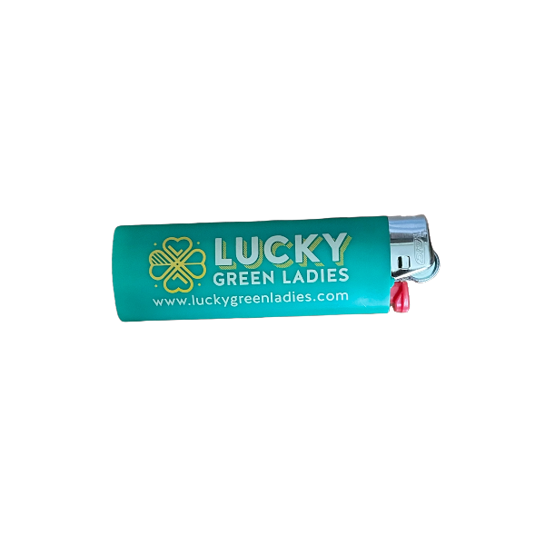 Lucky Green Ladies BIC Lighter
