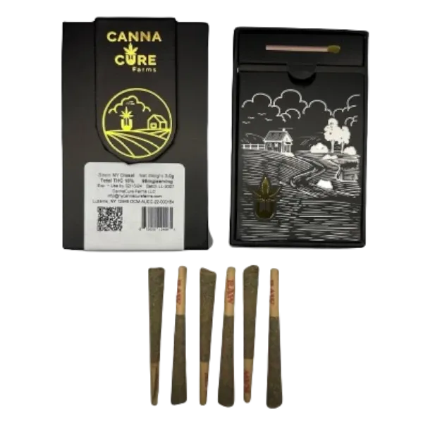 Canna Cure Pre Roll Pack NY Sour Diesel 6pk