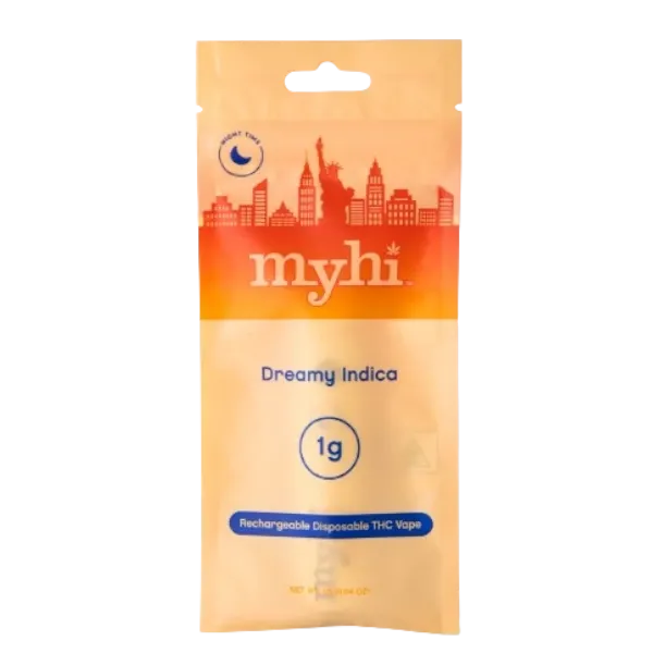MyHi Disposable Vaporizer Dreamy Indica 1g