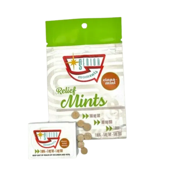 Senior Moments Mints Relief Mints 100mg