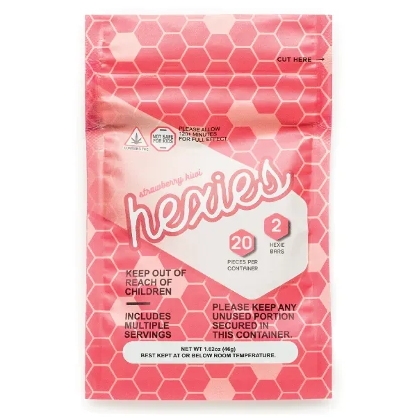 Hexies Gummies Strawberry Kiwi 20ct