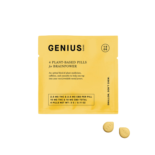 1906 Plant Based Pills GENIUS for Brainpower 4ct