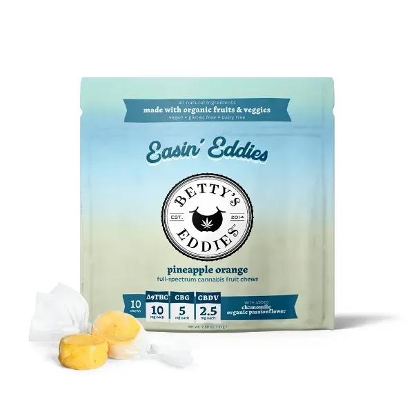 Betty's Eddies Chews Pineapple Orange 10ct