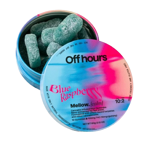 Off Hours Gummies Mellow Blue Raspberry