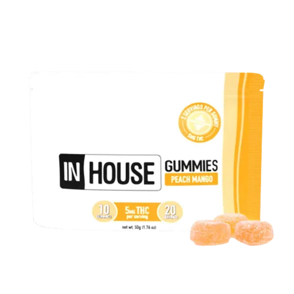 In House Gummies Peach Mango 10ct