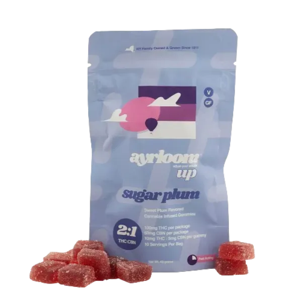 Ayrloom Gummies UP Sugar Plum 100mg