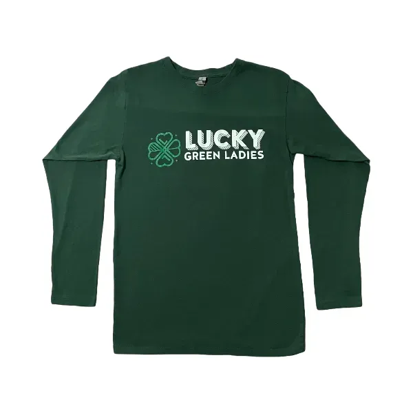 Lucky Green Ladies Longsleeve Shirt Green