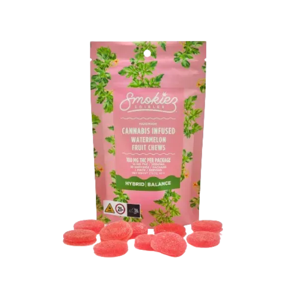 Smokiez Gummies Sweet Watermelon 100mg