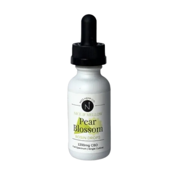 HEMP DERIVED | Nice Hemp Co CBD Rosin Drops Pear Blossom