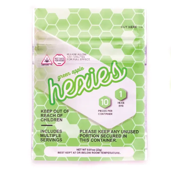 Hexies Gummies Green Apple 10ct