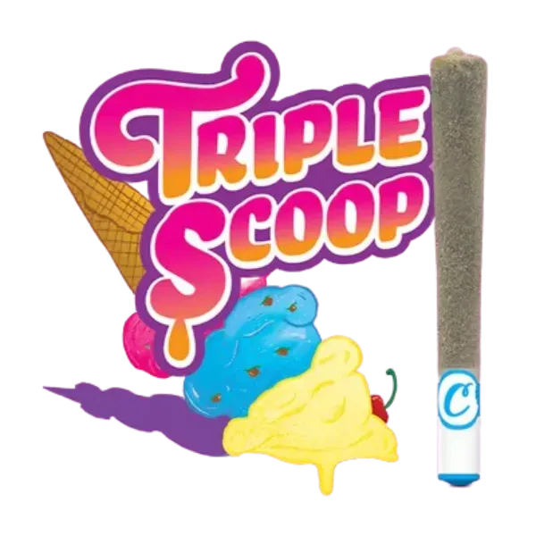 Cookies Infused Pre Roll Triple Scoop 1g