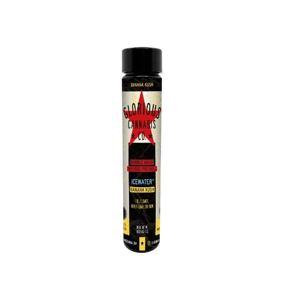 Glorious Cannabis Infused Pre Roll Banana Kush 1g
