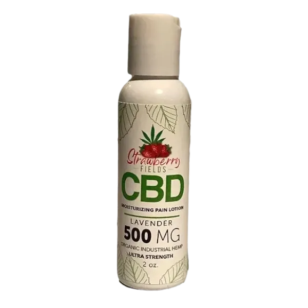 HEMP DERIVED | Strawberry Fields CBD Lotion 500mg 2oz