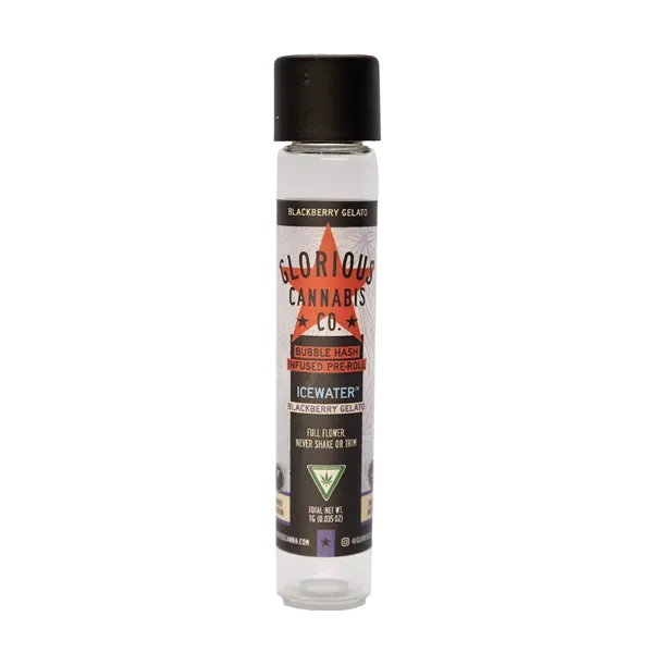 Glorious Cannabis Infused Pre Roll Blackberry Gelato 1g