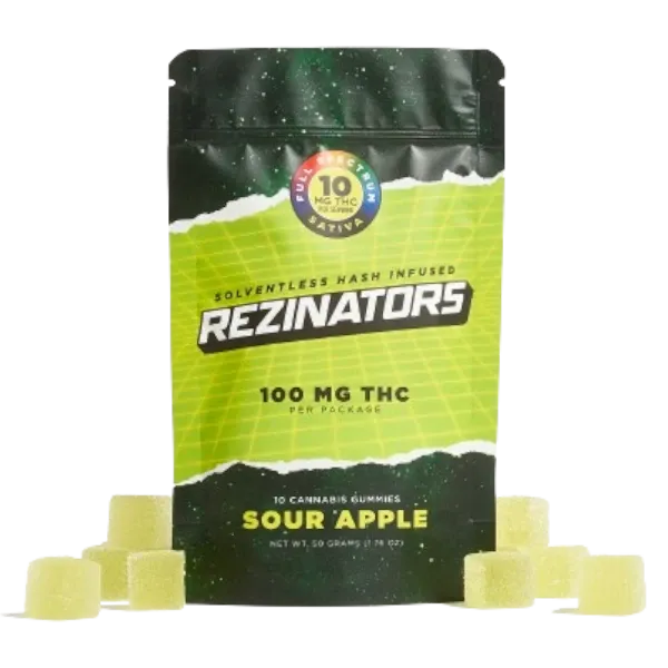 Rezinators Gummies Sour Apple 100mg