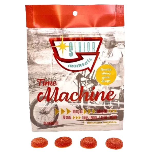 Senior Moments Gummies Time Machine Gum Drops 100mg