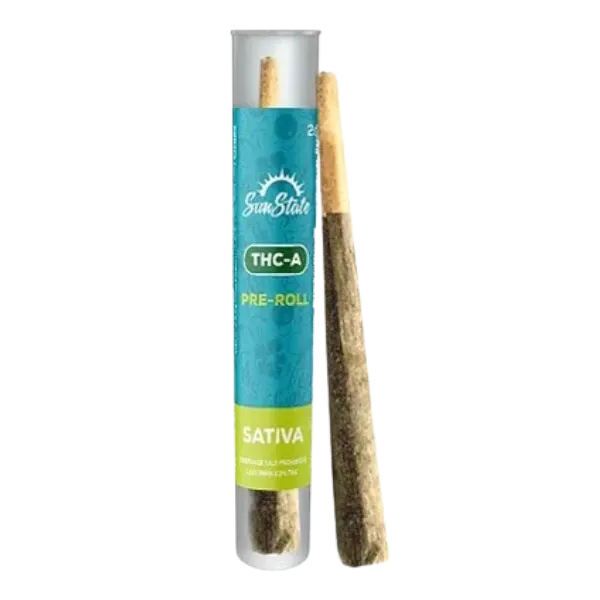 HEMP DERIVED | SunState Hemp THC-A Pre Roll Sativa 2g