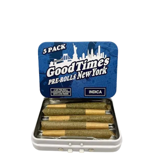 Good Times Infused Pre Roll Pack Purple Punch 1g