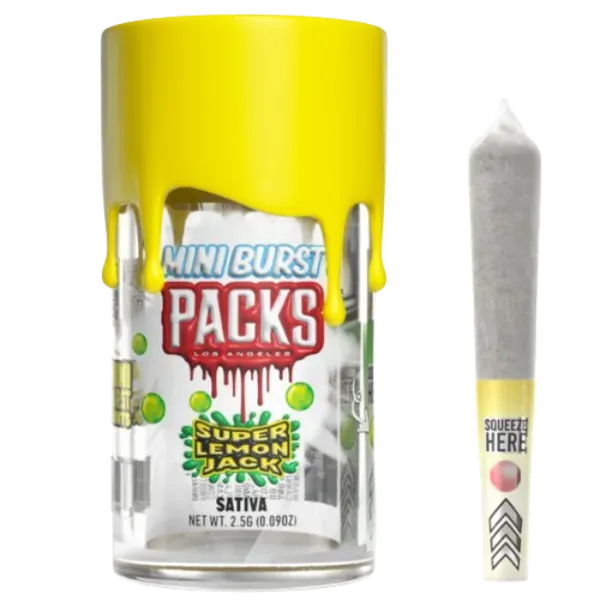 PACKWOODS Infused Pre Roll Pack Mini Bursts Super Lemon Jack 5pk