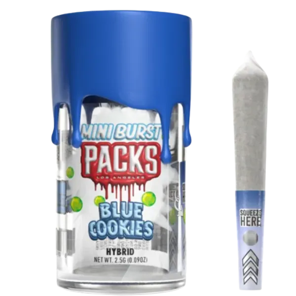 PACKWOODS Infused Pre Roll Pack Mini Bursts Blue Cookies 5pk