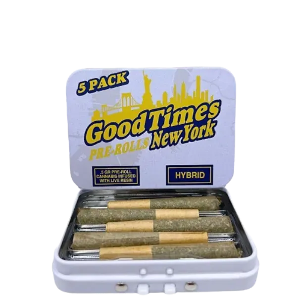 Good Times Infused Pre Roll Pack Sour Skittlez 5pk