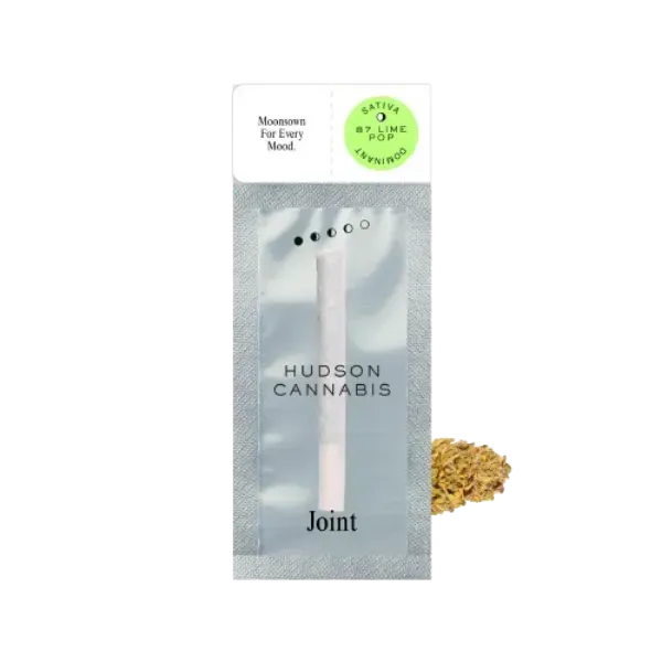 Hudson Cannabis Pre Roll 87 Lime Pop 0.5g