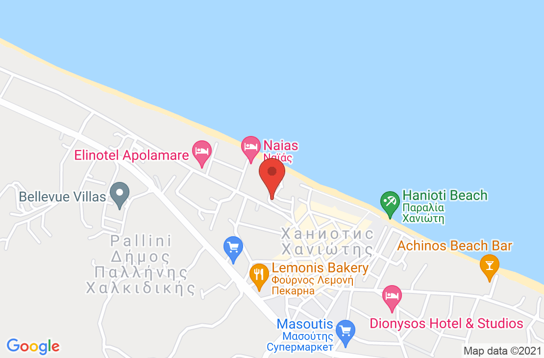 Разположение на Sousouras Hotel на картата
