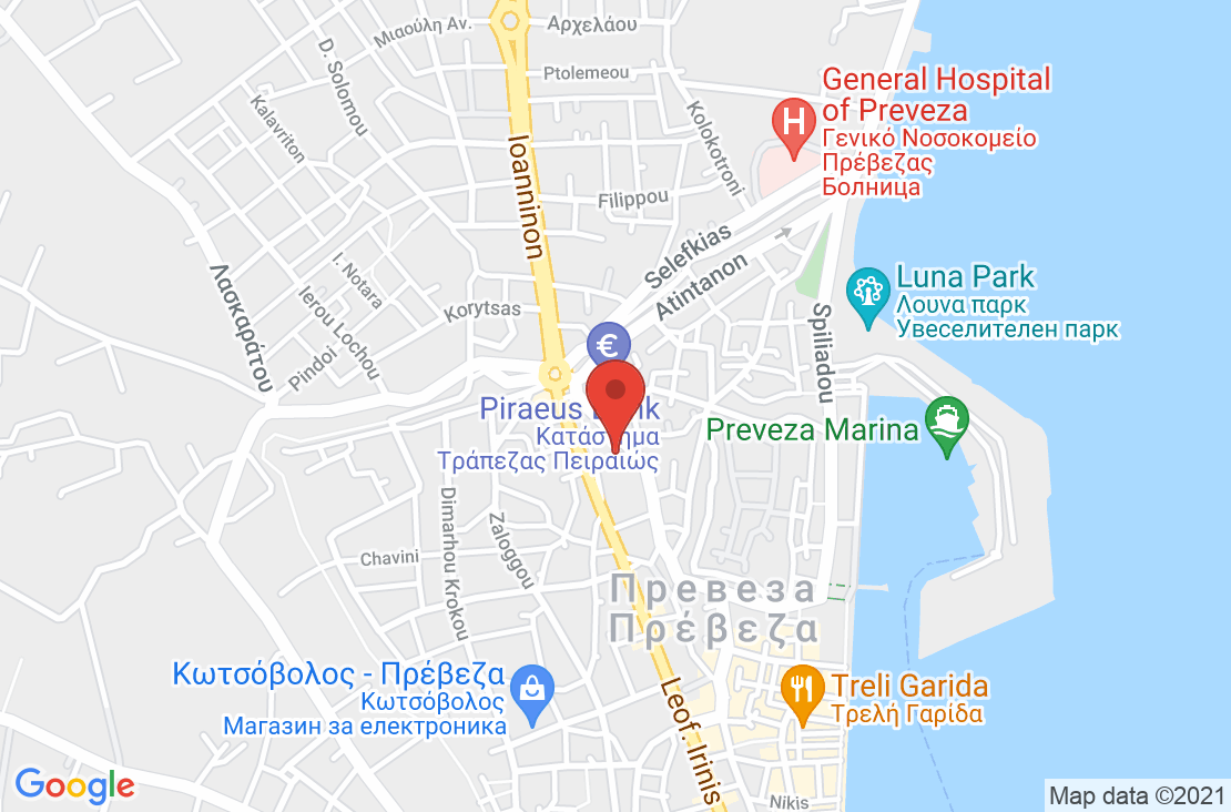 Разположение на Dioni Boutique Hotel на картата