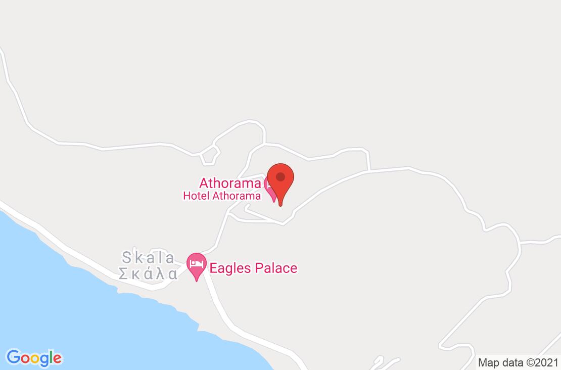 Разположение на Athorama на картата