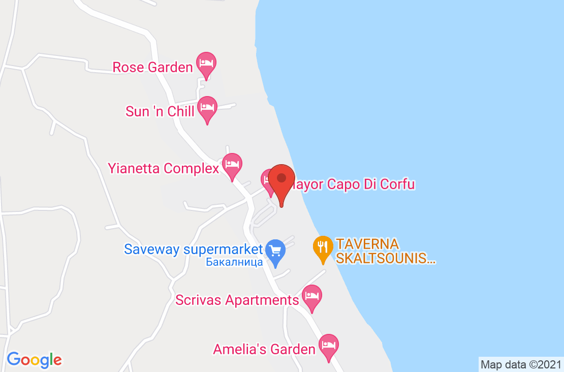 Разположение на Mayor Capo di Corfu на картата