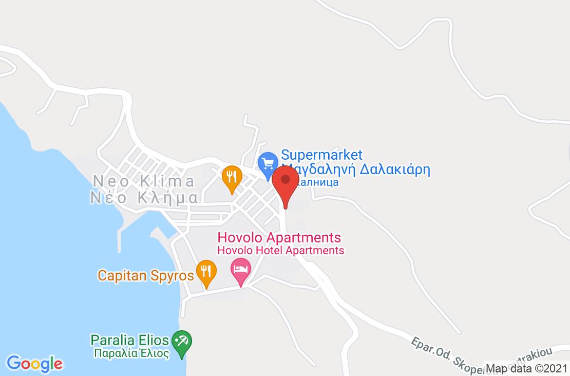 Разположение на Elios Holidays Hotel на картата