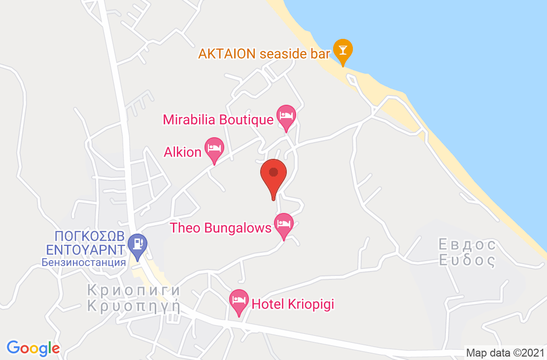 Разположение на Kassandra Bay Hotel на картата