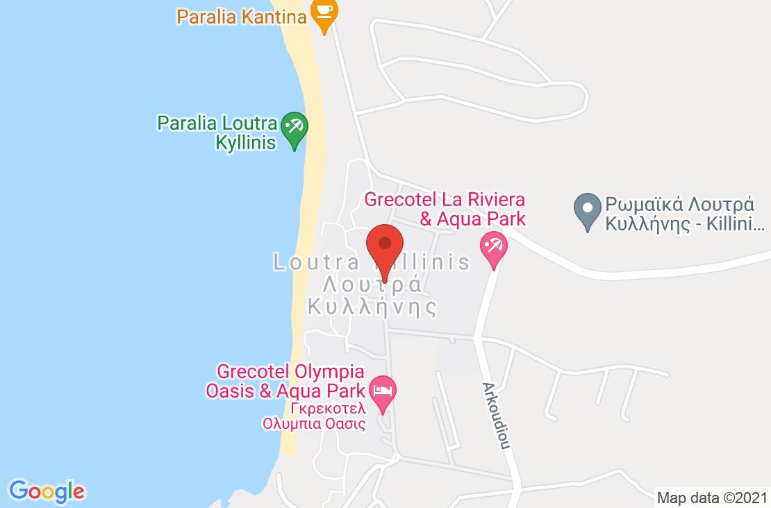 Разположение на Grecotel Olympia Oasis на картата