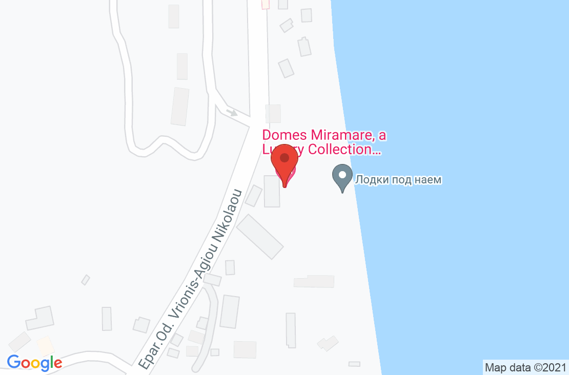 Разположение на Domes Miramare на картата