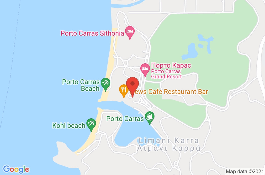 Разположение на Porto Carras Sithonia на картата