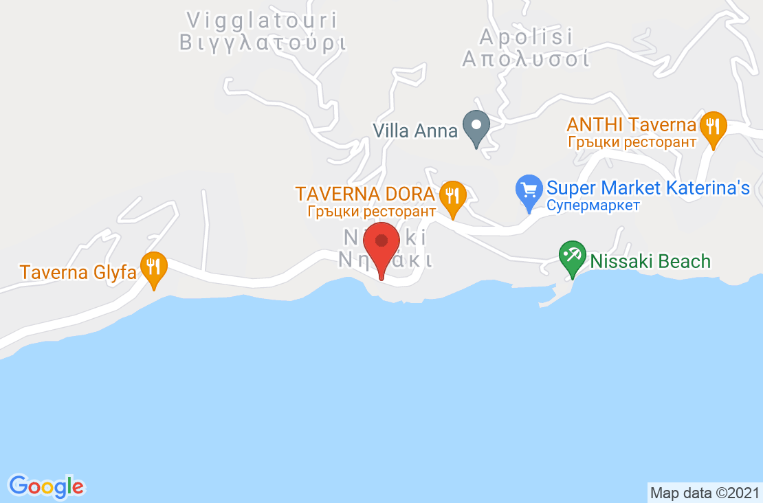 Разположение на Corfu Aquamarine Hotel (ex. Corfu Residence) на картата
