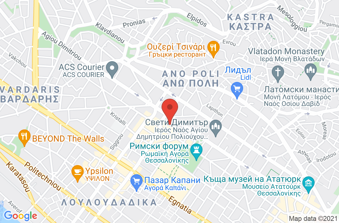 Разположение на Olympia Hotel на картата
