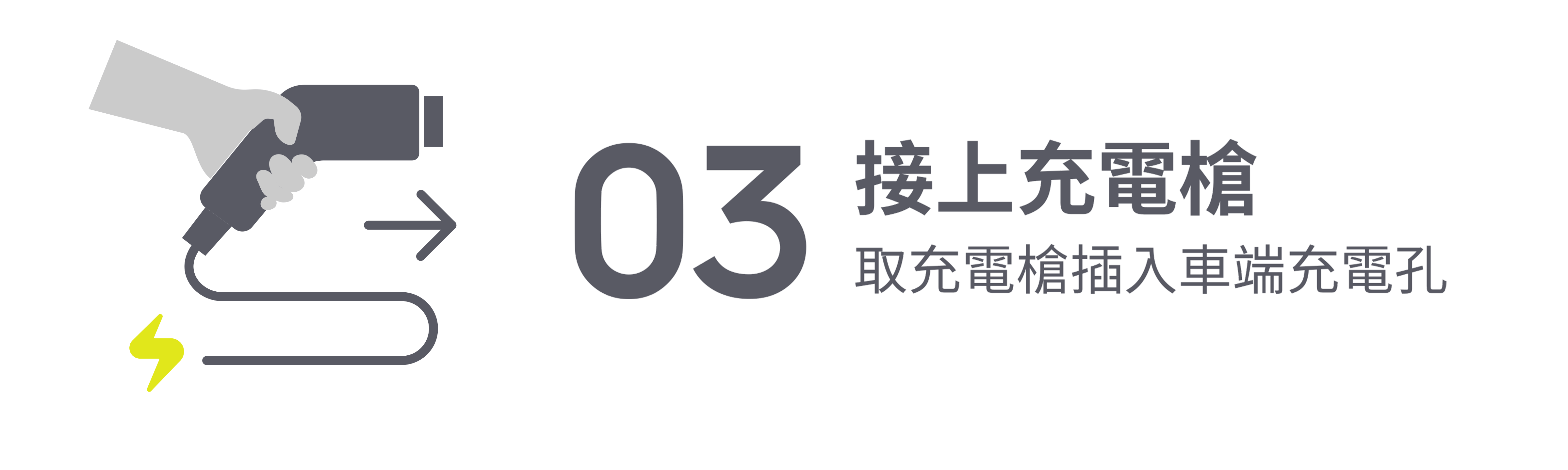接上充電槍
