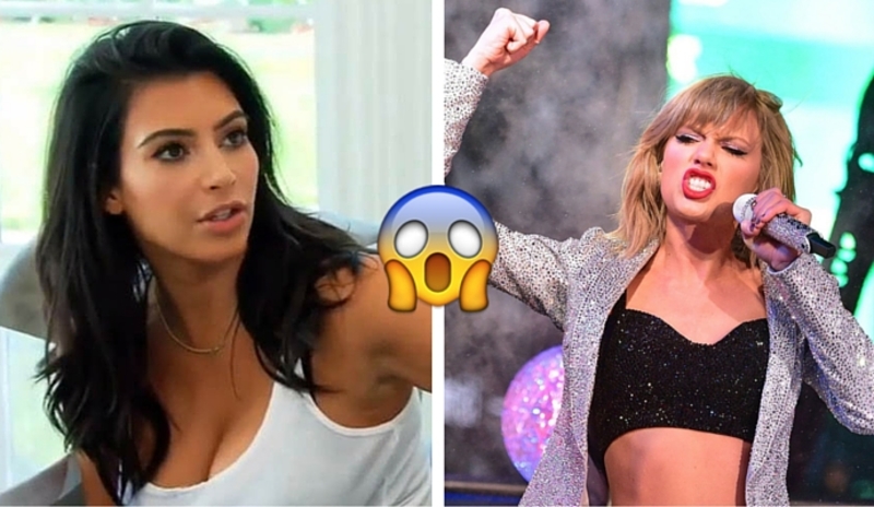 OMG! Kim Kardashian se va en contra de Taylor Swift