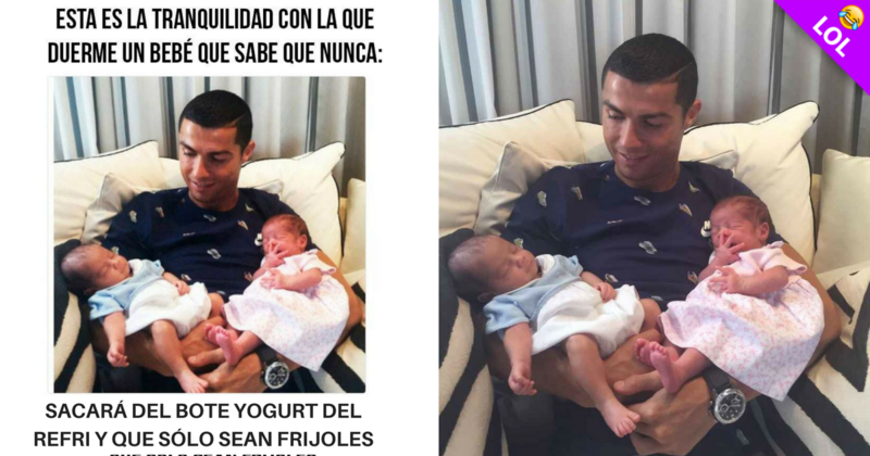 Cristiano Ronaldo presentó a sus hijos, y así reaccionó internet