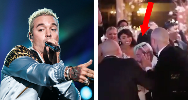 ¡J Balvin hace el oso en la boda de Nicky Jam!