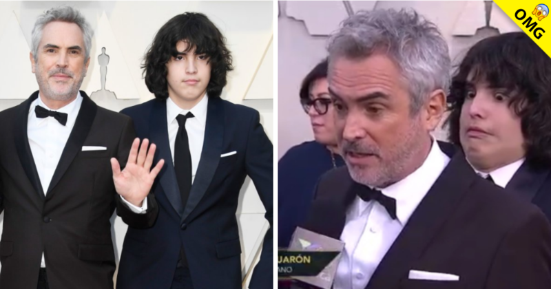 Hijo de Alfonso Cuarón es víctima de burlas en los Oscar