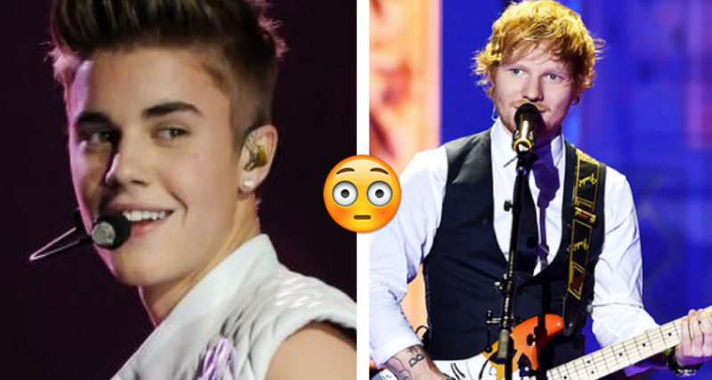 ¡Justin Bieber demuestra su amor por Ed Sheeran!