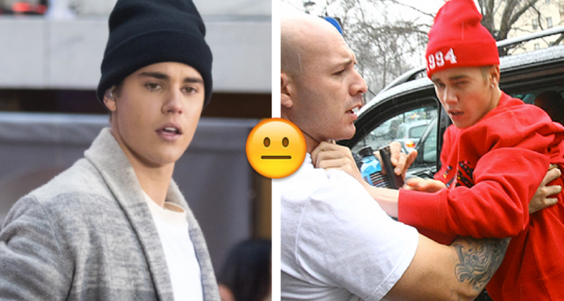 ¡Justin Bieber destruido por un vándalo!