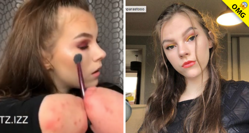 Niña sin extremidades es influencer y da consejos de maquillaje.