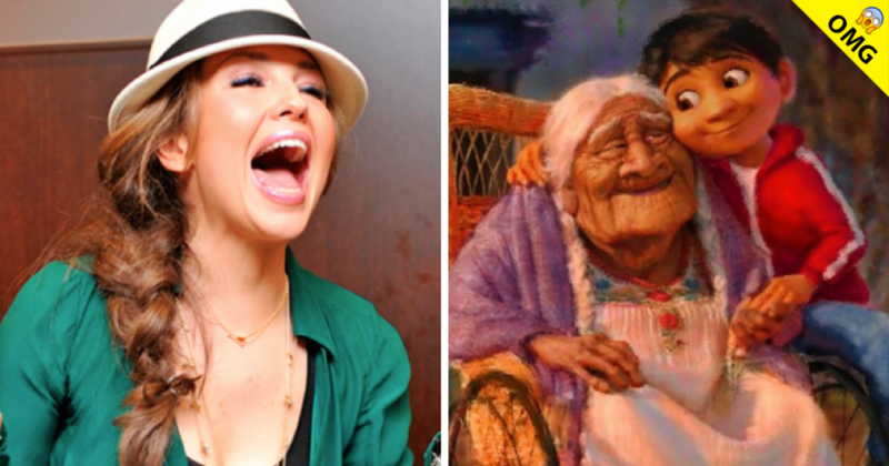 Comparan a la abuelita de Thalia con Mama Coco