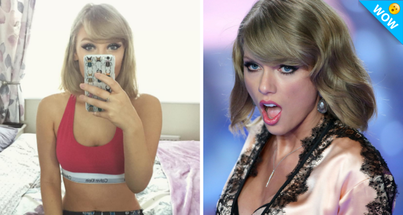 La doble de Taylor Swift esta rompiendo internet