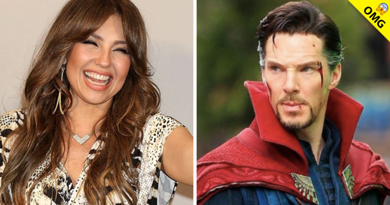 Thalia se disfraza de Doctor Strange y la web estalla