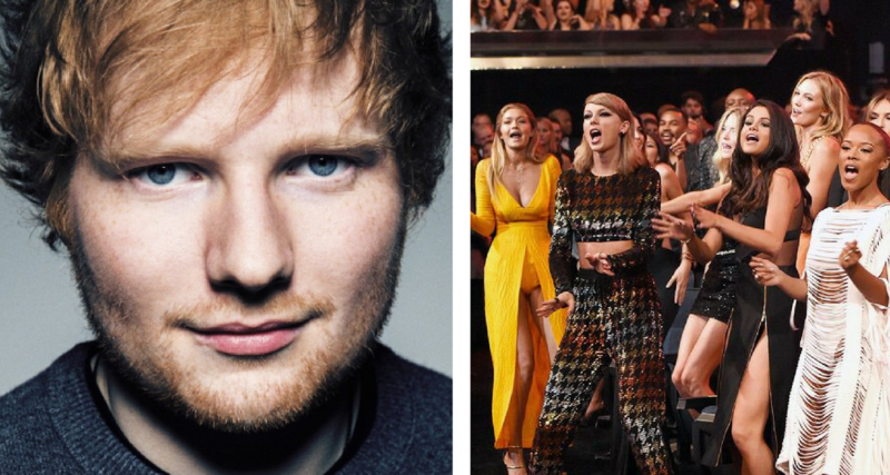 Ed Sheeran confesó algo MUY fuerte del squad de Taylor Swift
