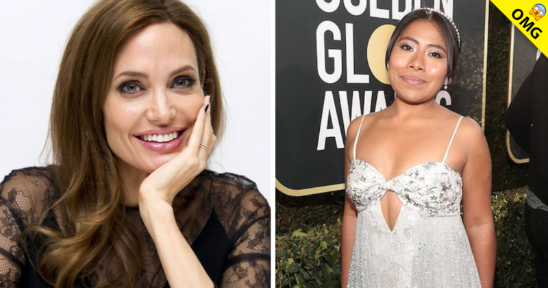 Angelina Jolie y Yalitza Aparicio sorprenden posando juntas